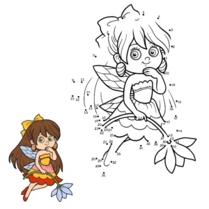 Free Fairy Picture To Color In