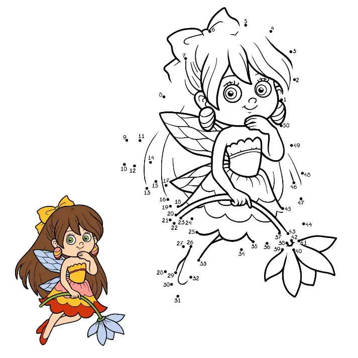 Free Fairy Picture To Color In 37