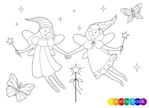 Free Fairy Picture To Color In