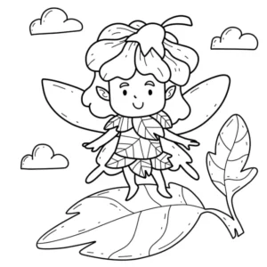 Free Fairy Picture To Color In