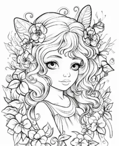 Free Fairy Picture To Color In