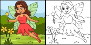 Free Fairy Picture To Color In