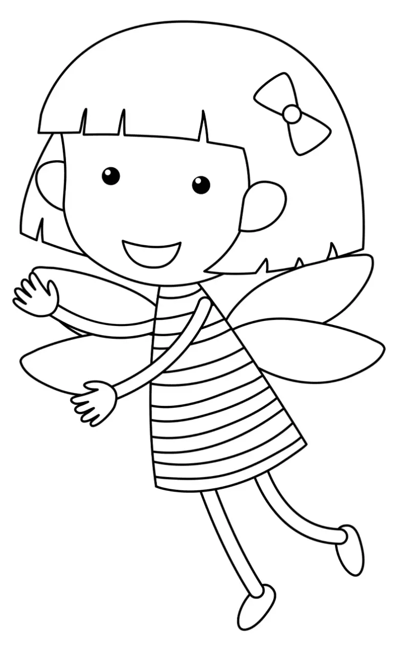 Free Fairy Picture To Color In