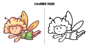 Free Fairy Picture To Color In