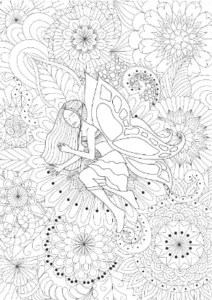 Free Fairy Picture To Color In