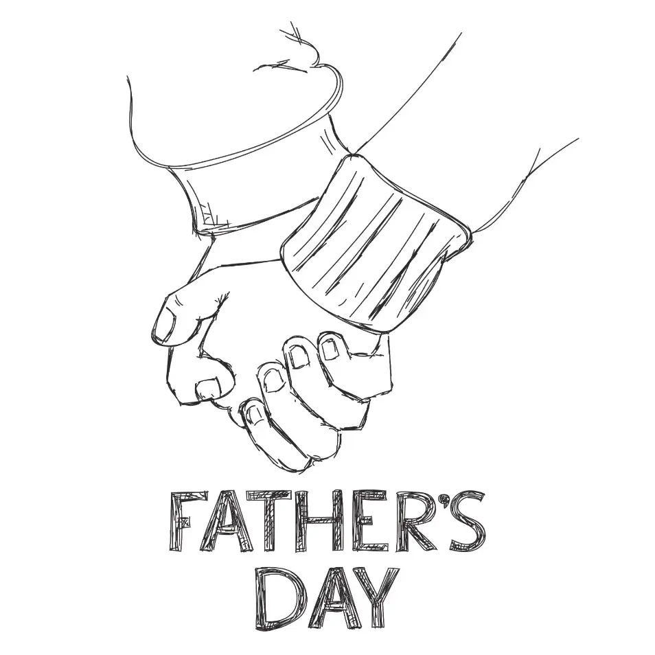 Free Fathers Day Picture To Color In