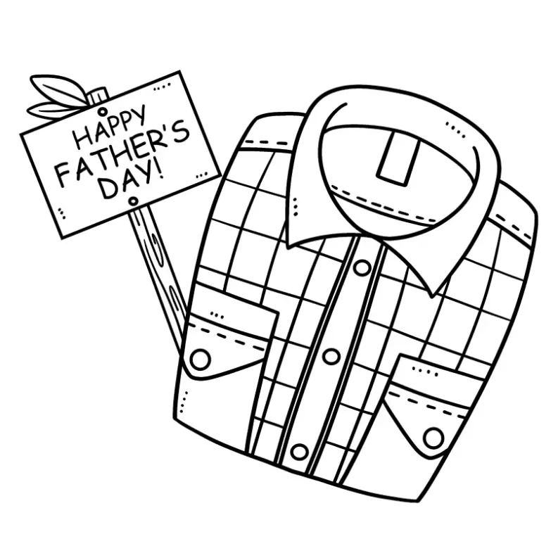 Free Fathers Day Picture To Color In