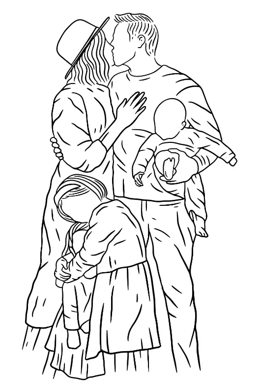 Free Fathers Day Picture To Color In