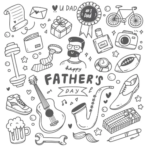 Free Fathers Day Picture To Color In