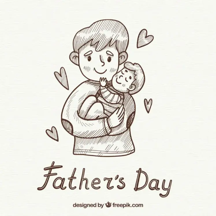 Free Fathers Day Picture To Color In