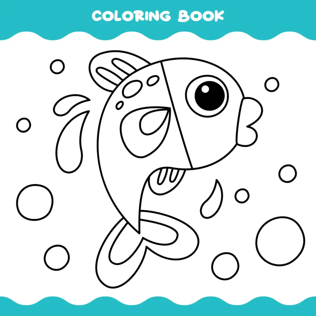 Free Fish Picture To Color In