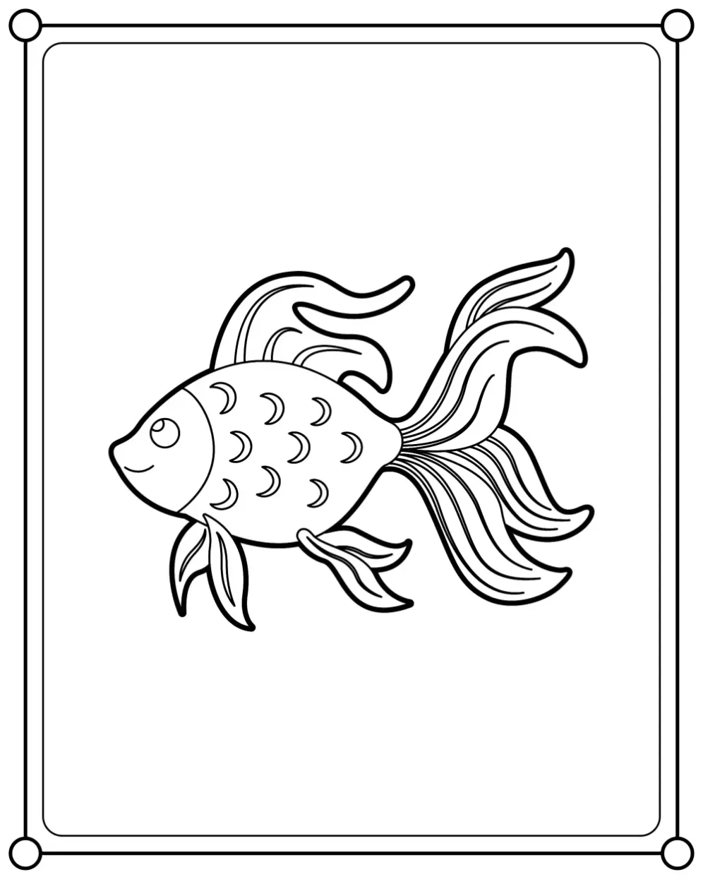 Free Fish Picture To Color In