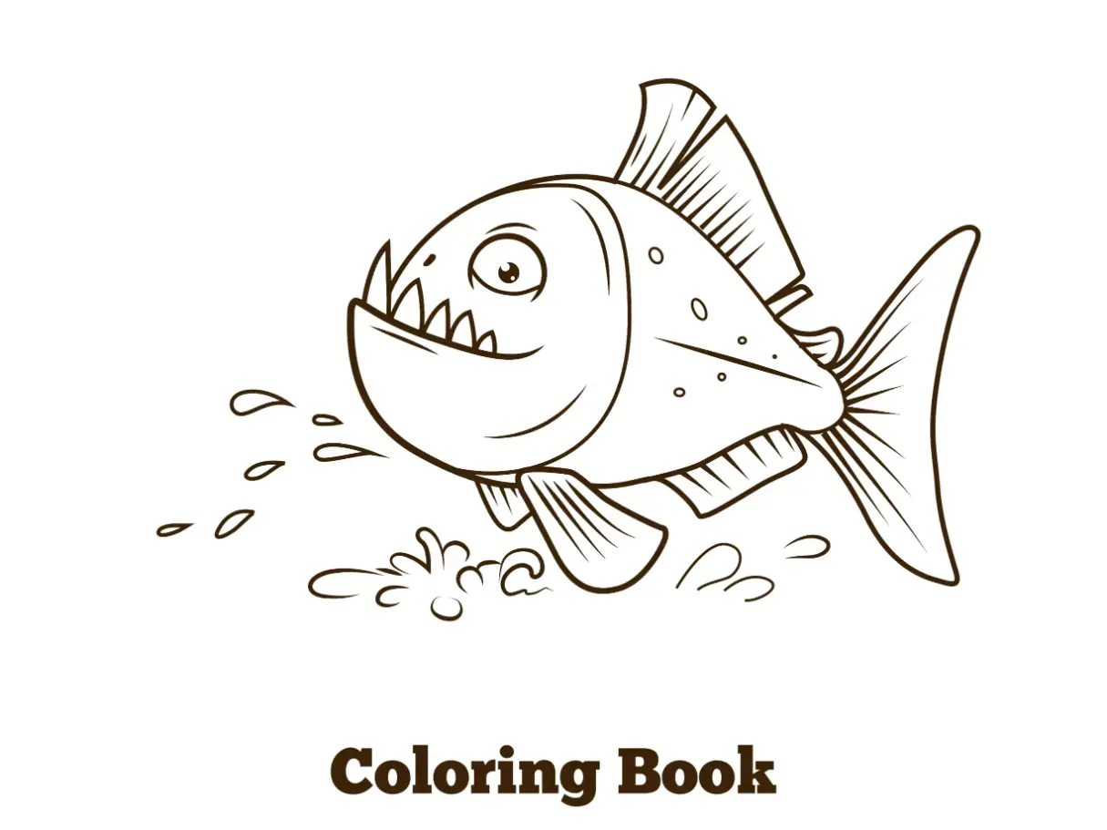 Free Fish Picture To Color In