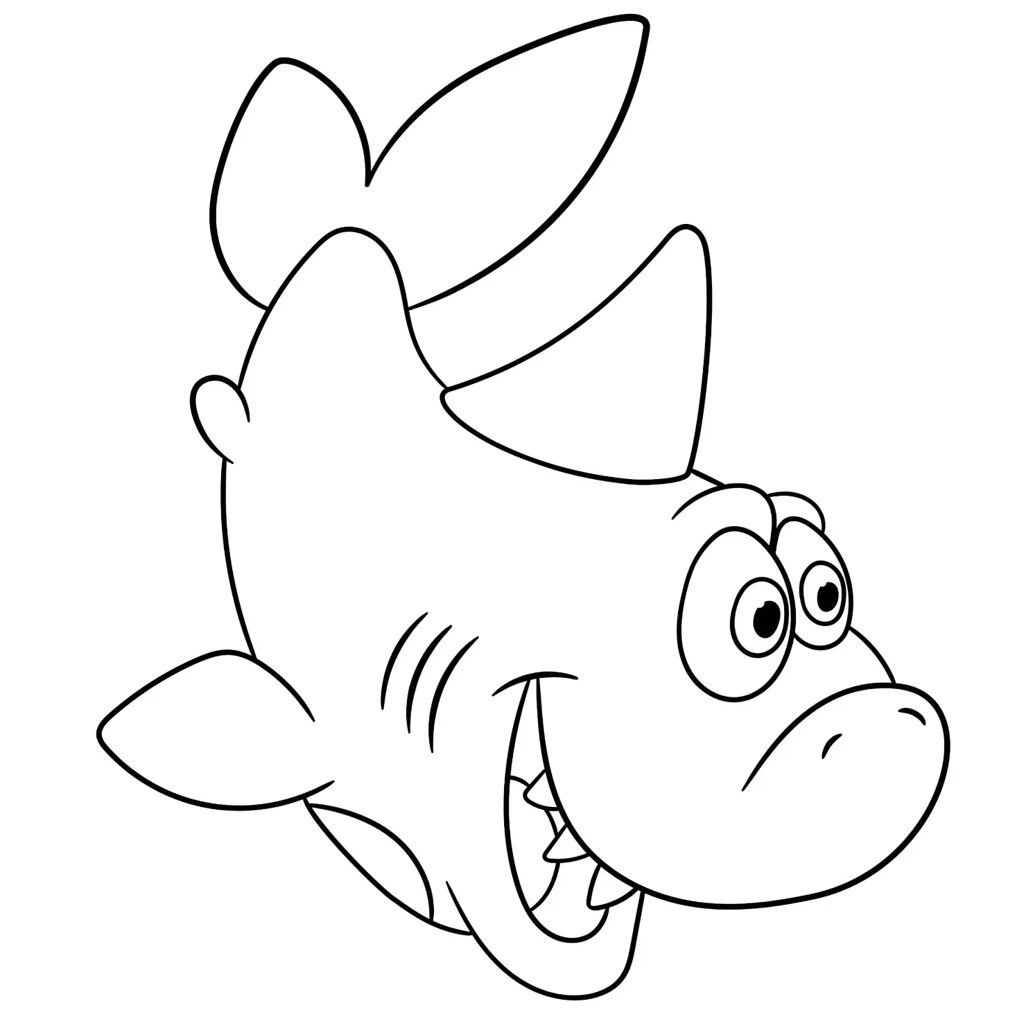 Free Fish Picture To Color In