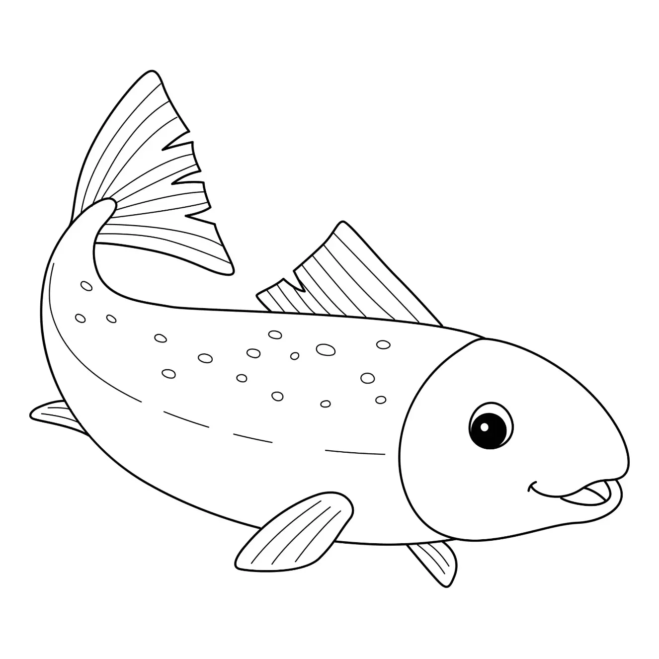 Free Fish Picture To Color In