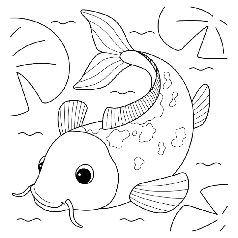 Free Fish Picture To Color In