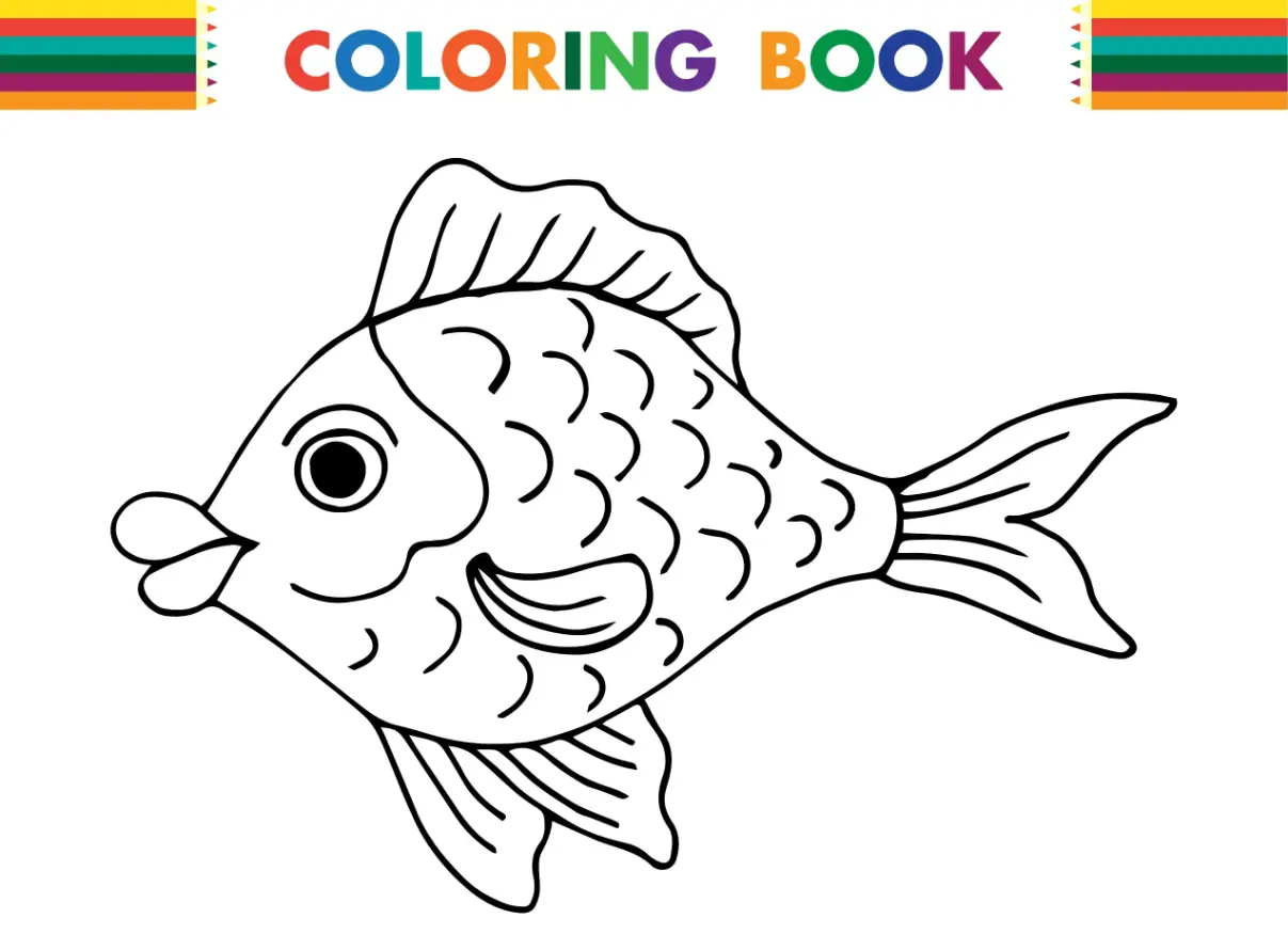 Free Fish Picture To Color In