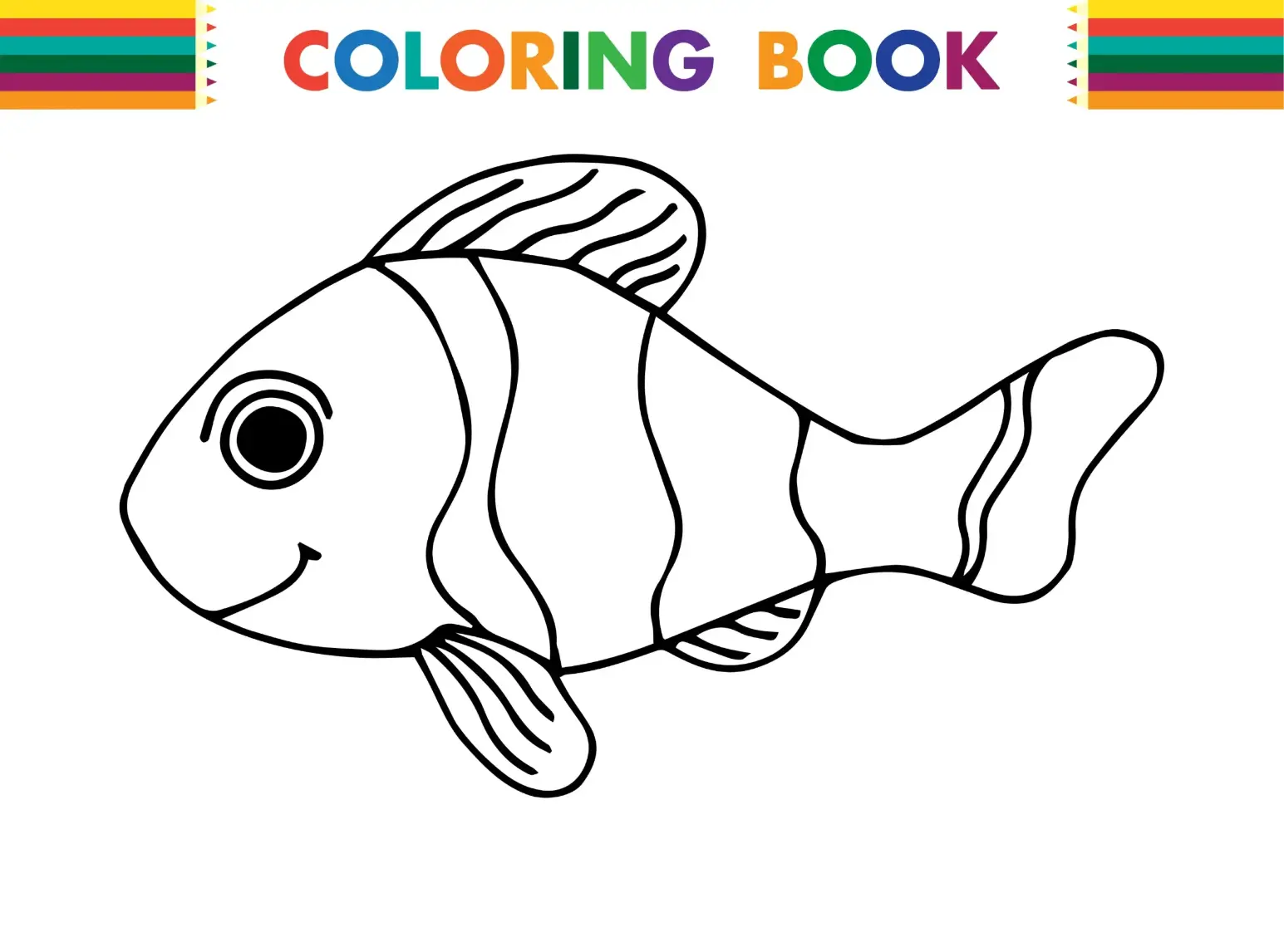 Free Fish Picture To Color In