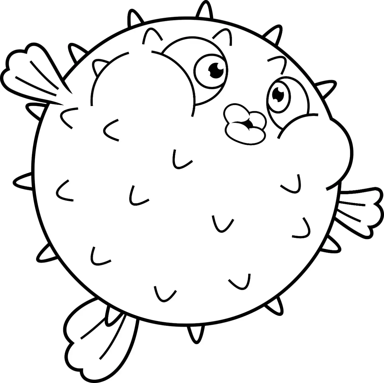 Free Fish Picture To Color In