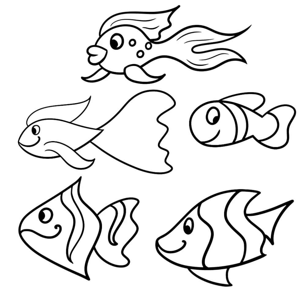 Free Fish Picture To Color In