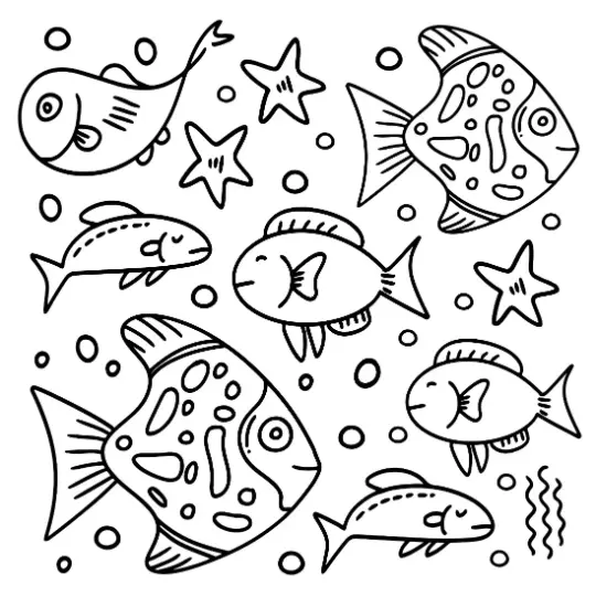 Free Fish Picture To Color In