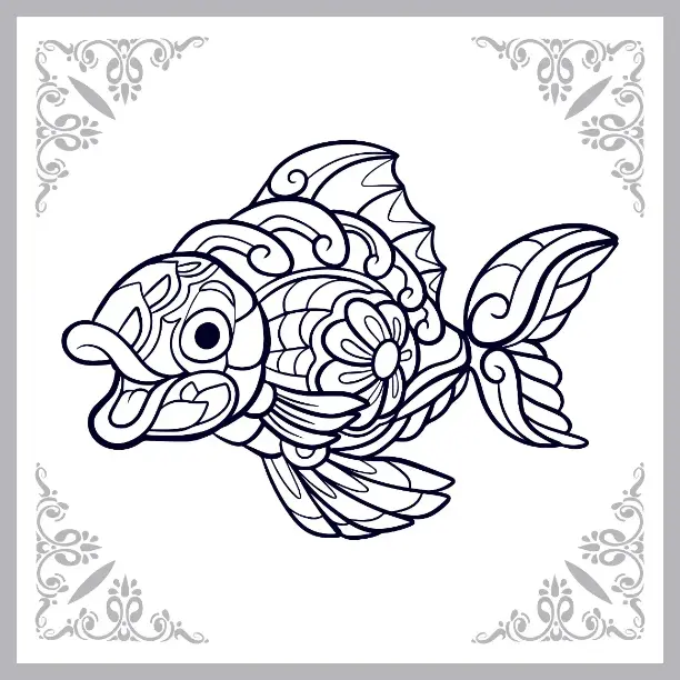 Free Fish Picture To Color In