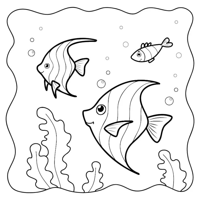 Free Fish Picture To Color In