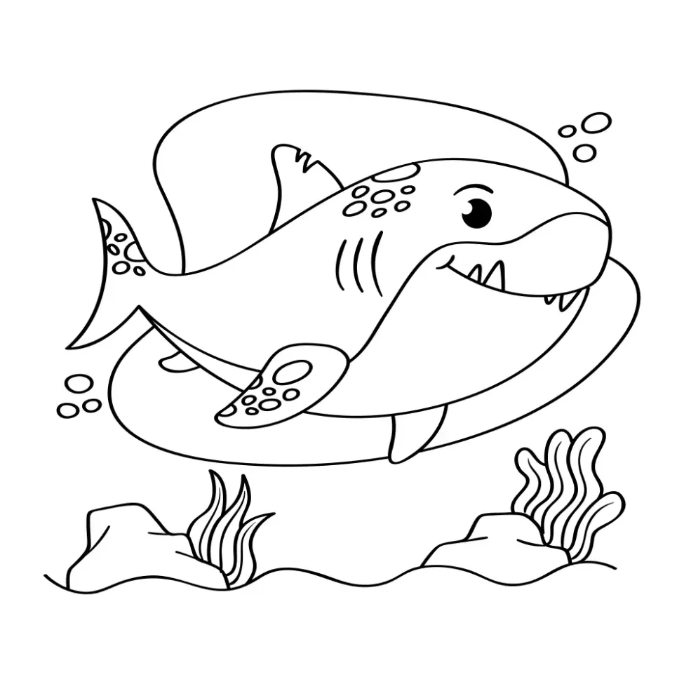 Free Fish Picture To Color In