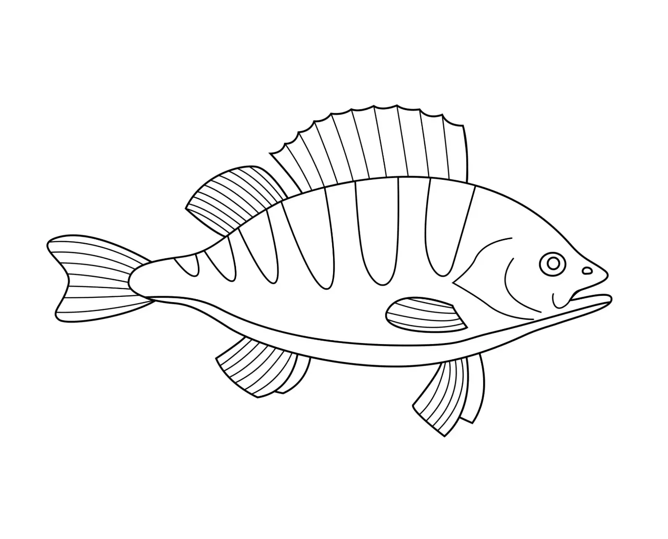 Free Fish Picture To Color In