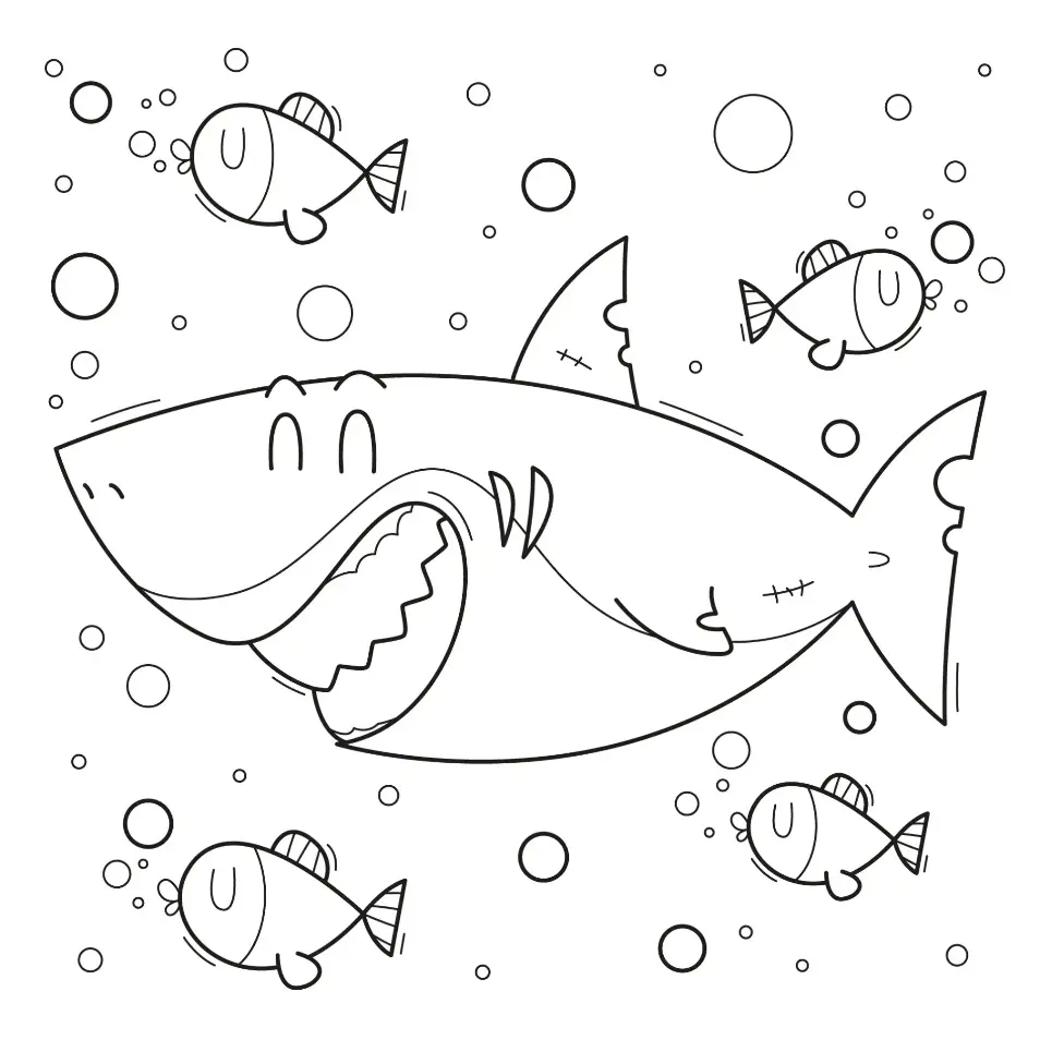 Free Fish Picture To Color In