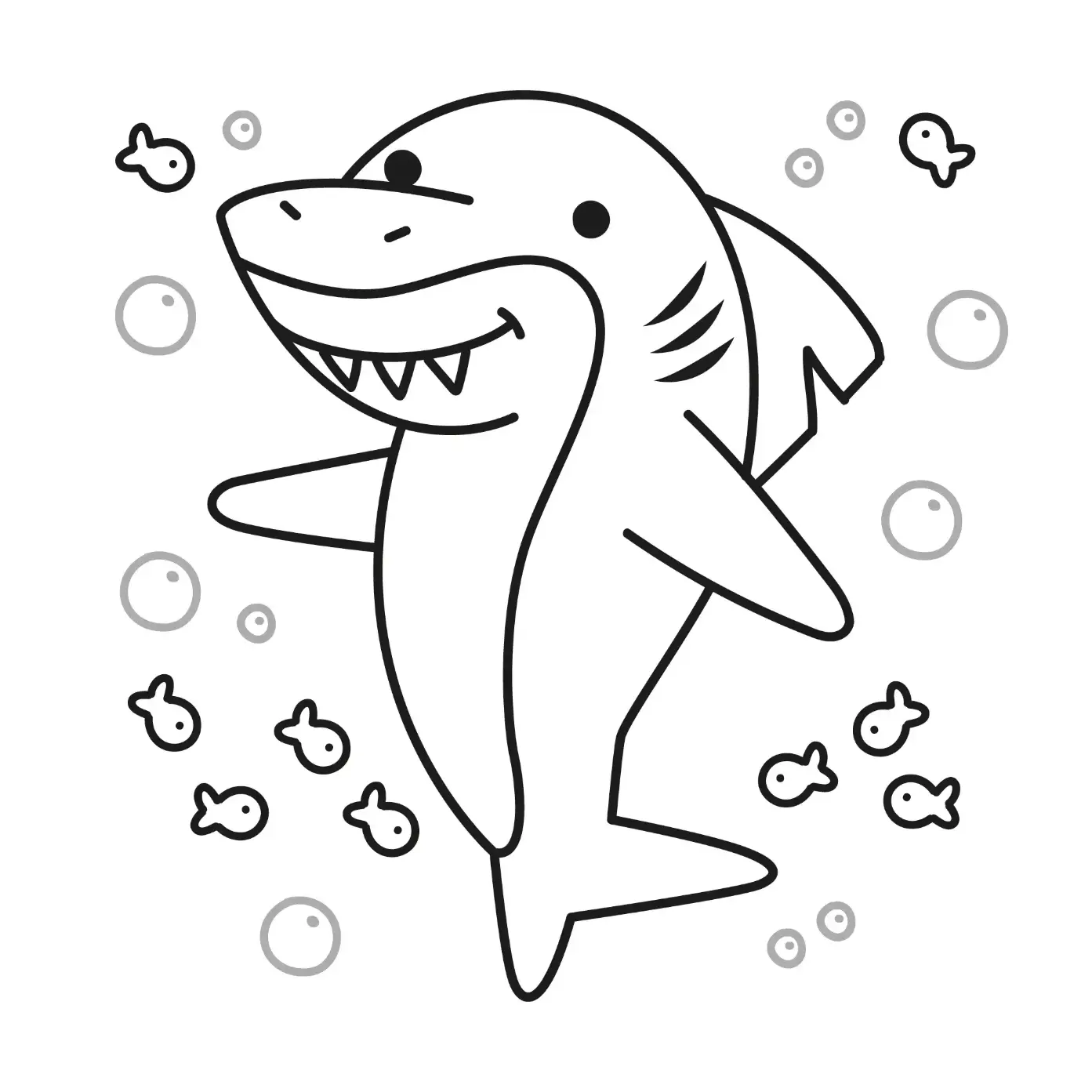 Free Fish Picture To Color In