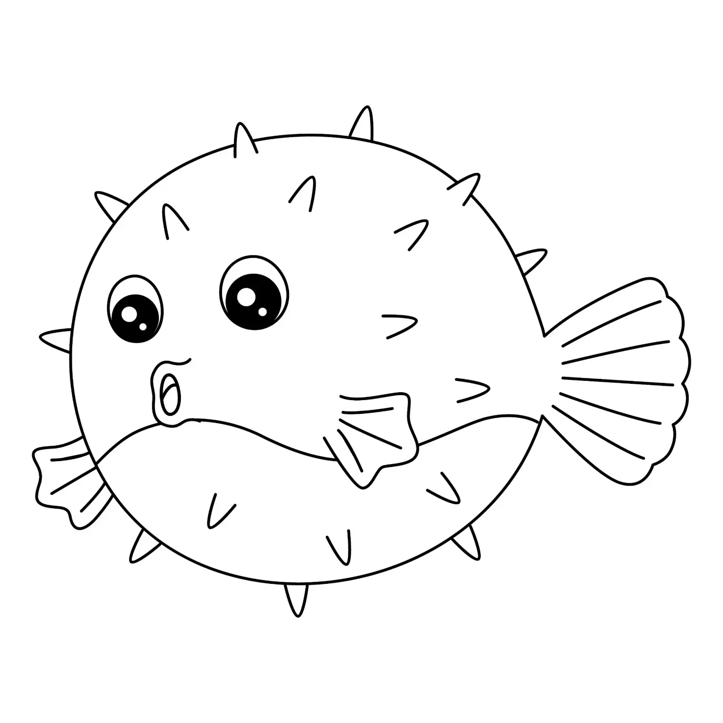 Free Fish Picture To Color In