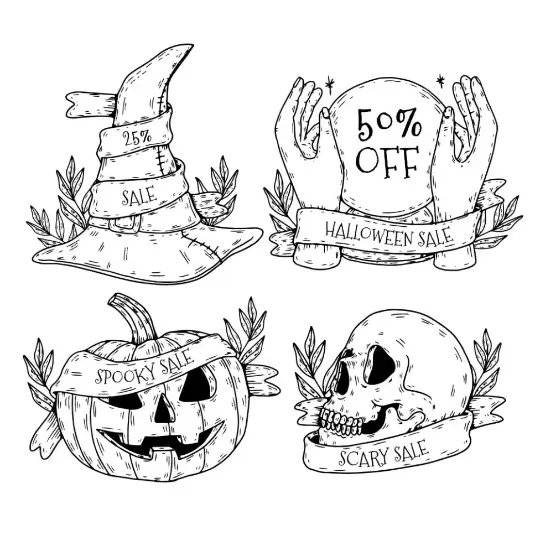 Free Halloween Picture To Color In