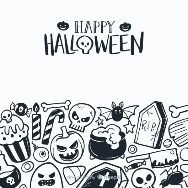 Free Halloween Picture To Color In