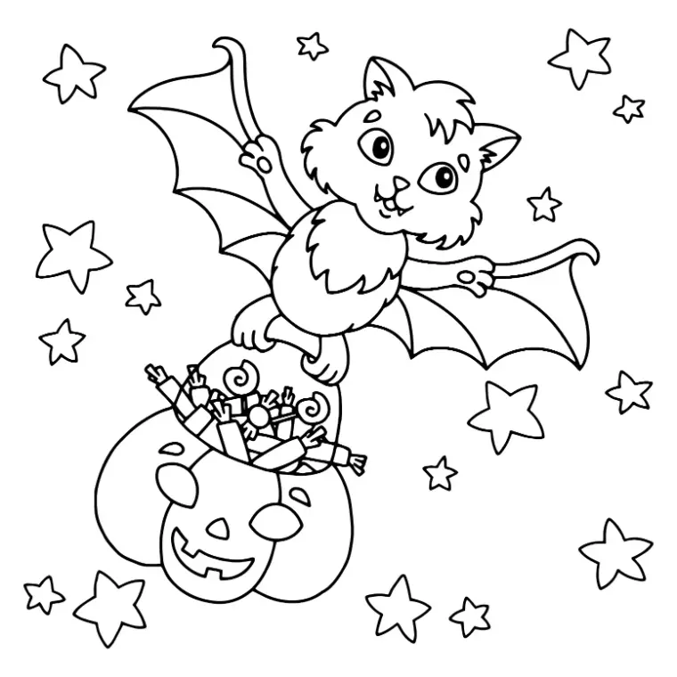 Free Halloween Picture To Color In