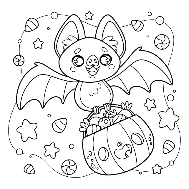 Free Halloween Picture To Color In