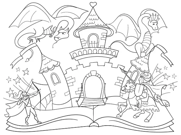 Free History Picture To Color In