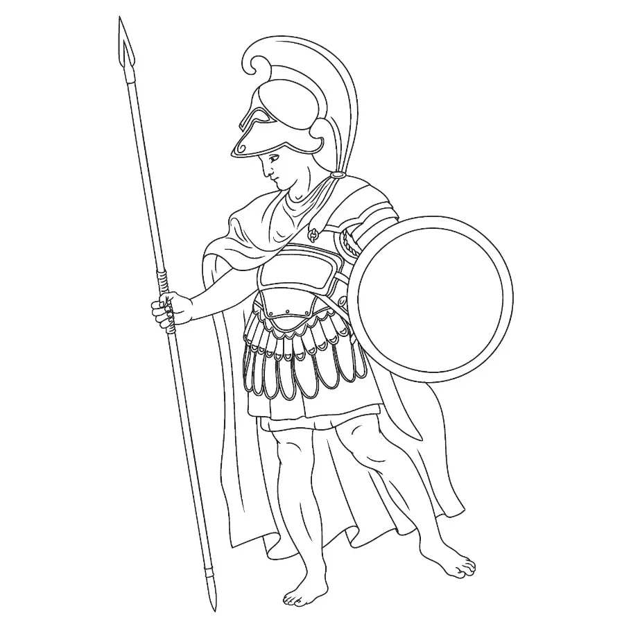 Free History Picture To Color In