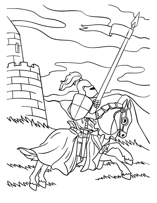 Free History Picture To Color In