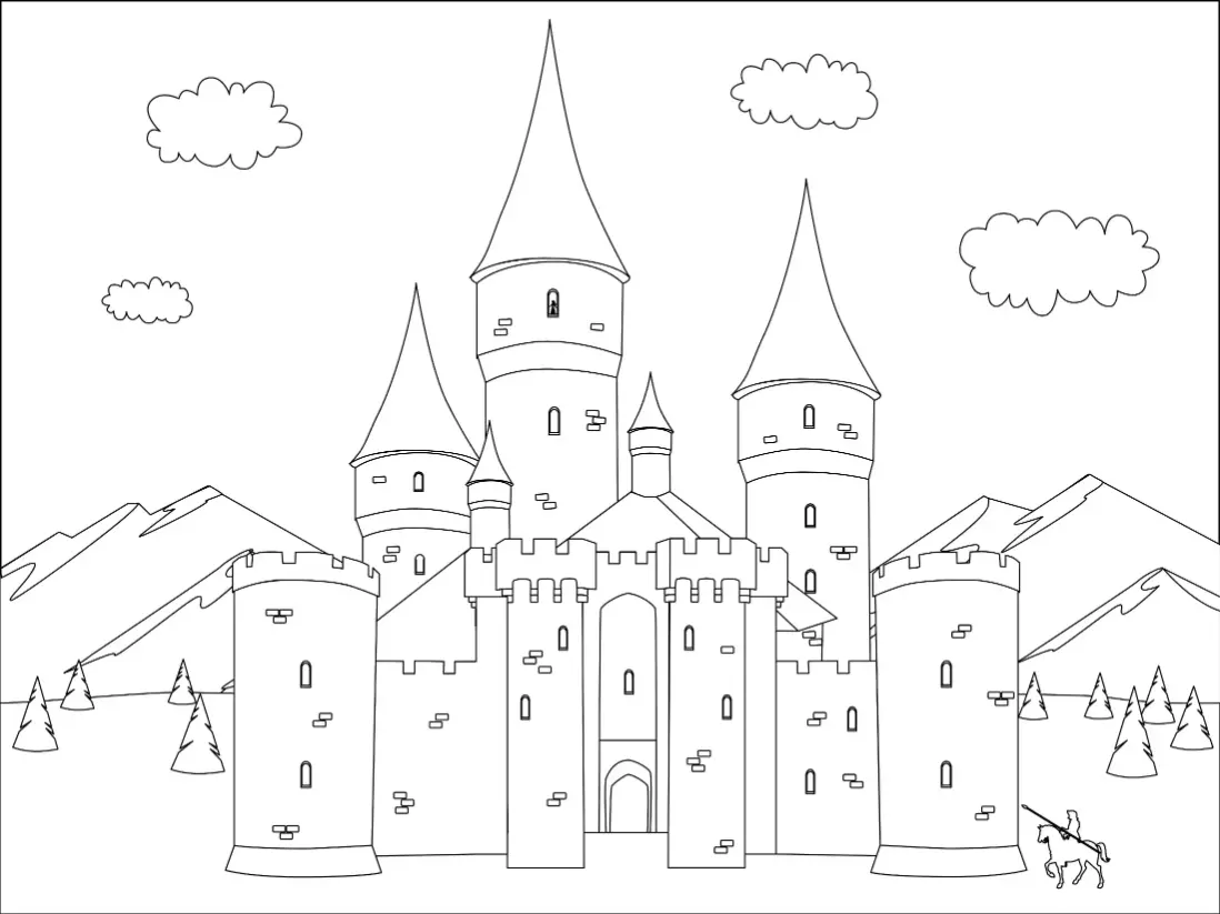 Free History Picture To Color In