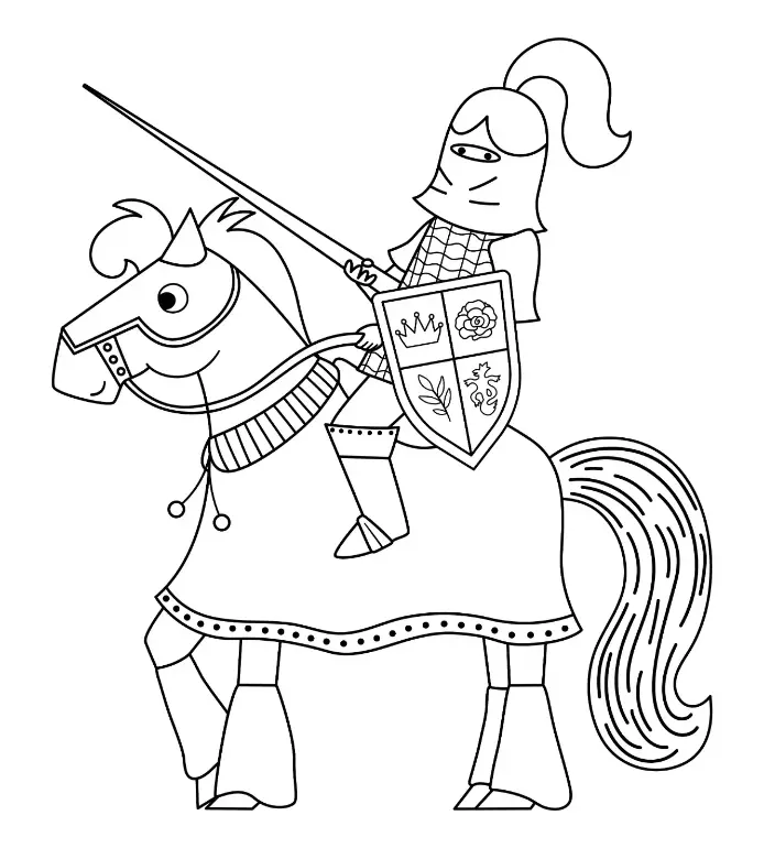 Free History Picture To Color In