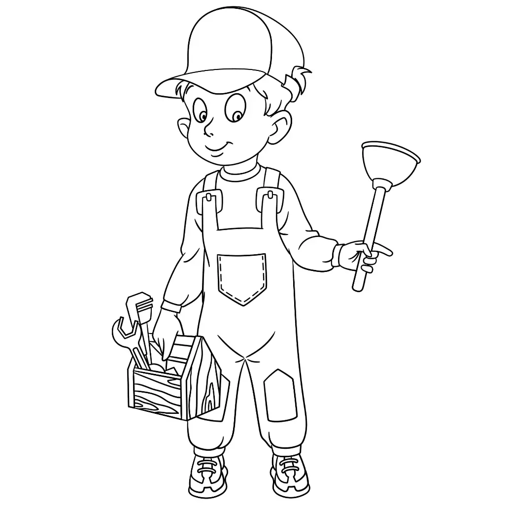 Free Job Picture To Color In