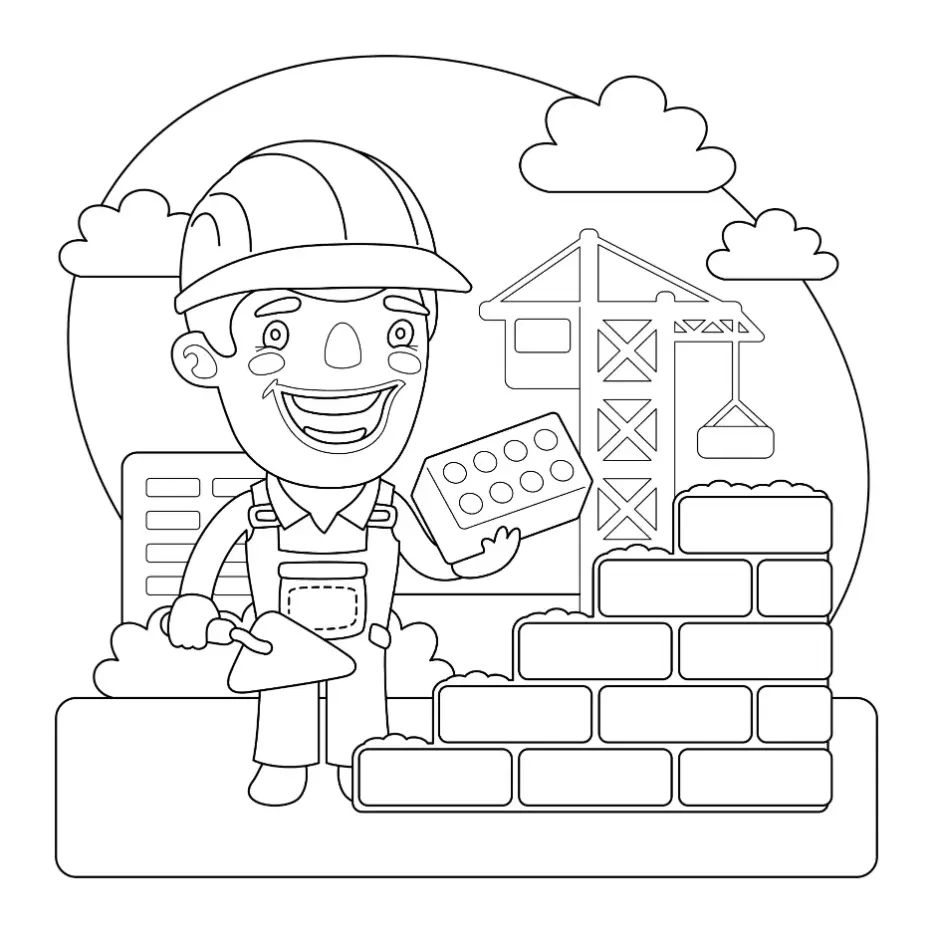 Free Job Picture To Color In