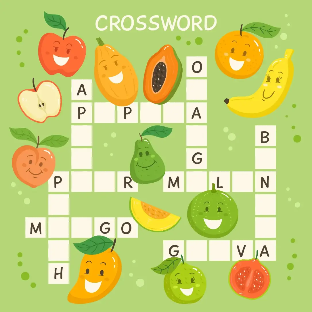 Free Crossword Puzzle game for kids