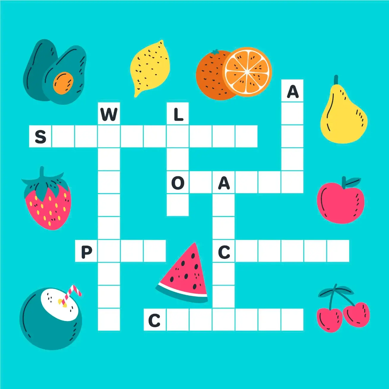 Free Crossword Puzzle game for kids