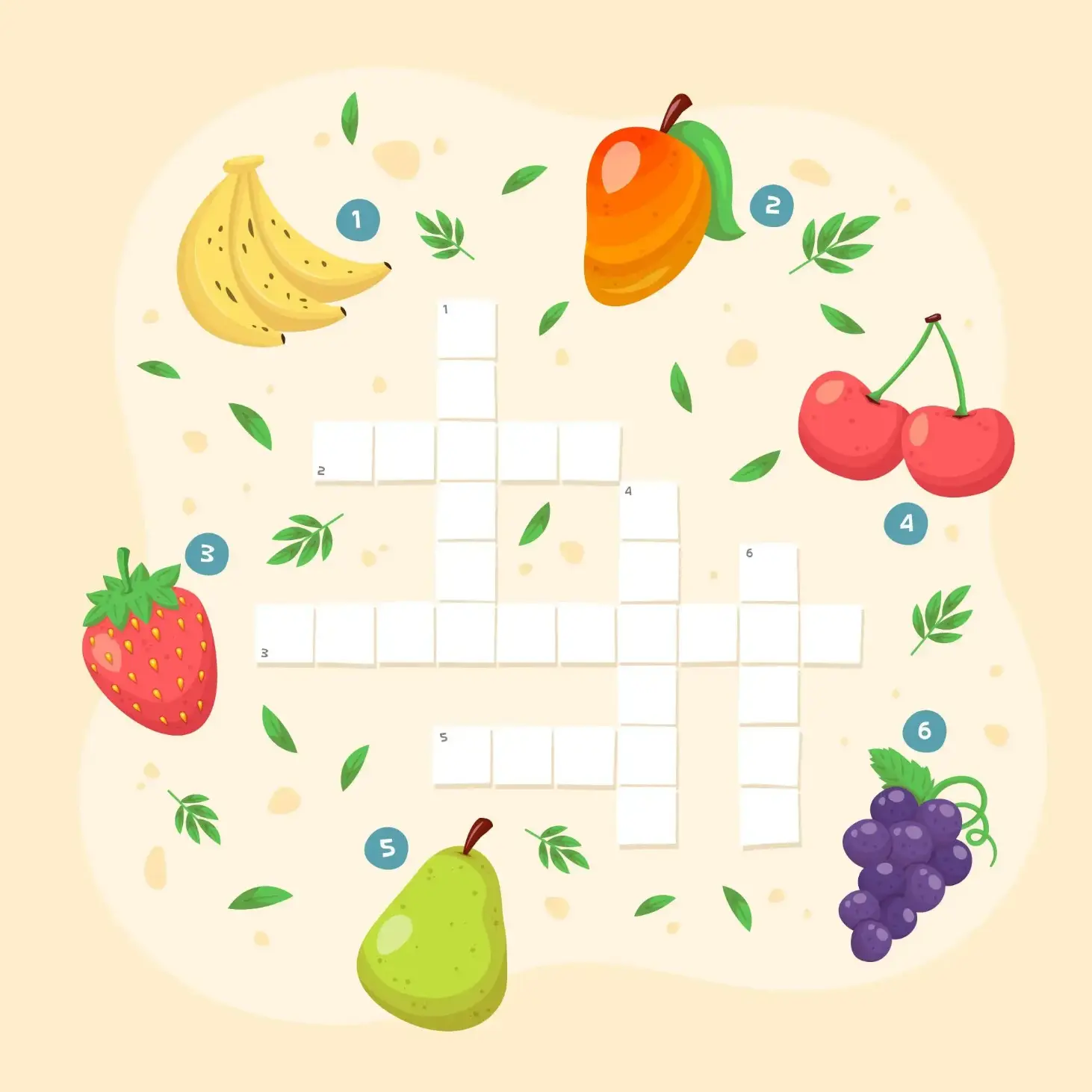 Free Crossword Puzzle game for kids