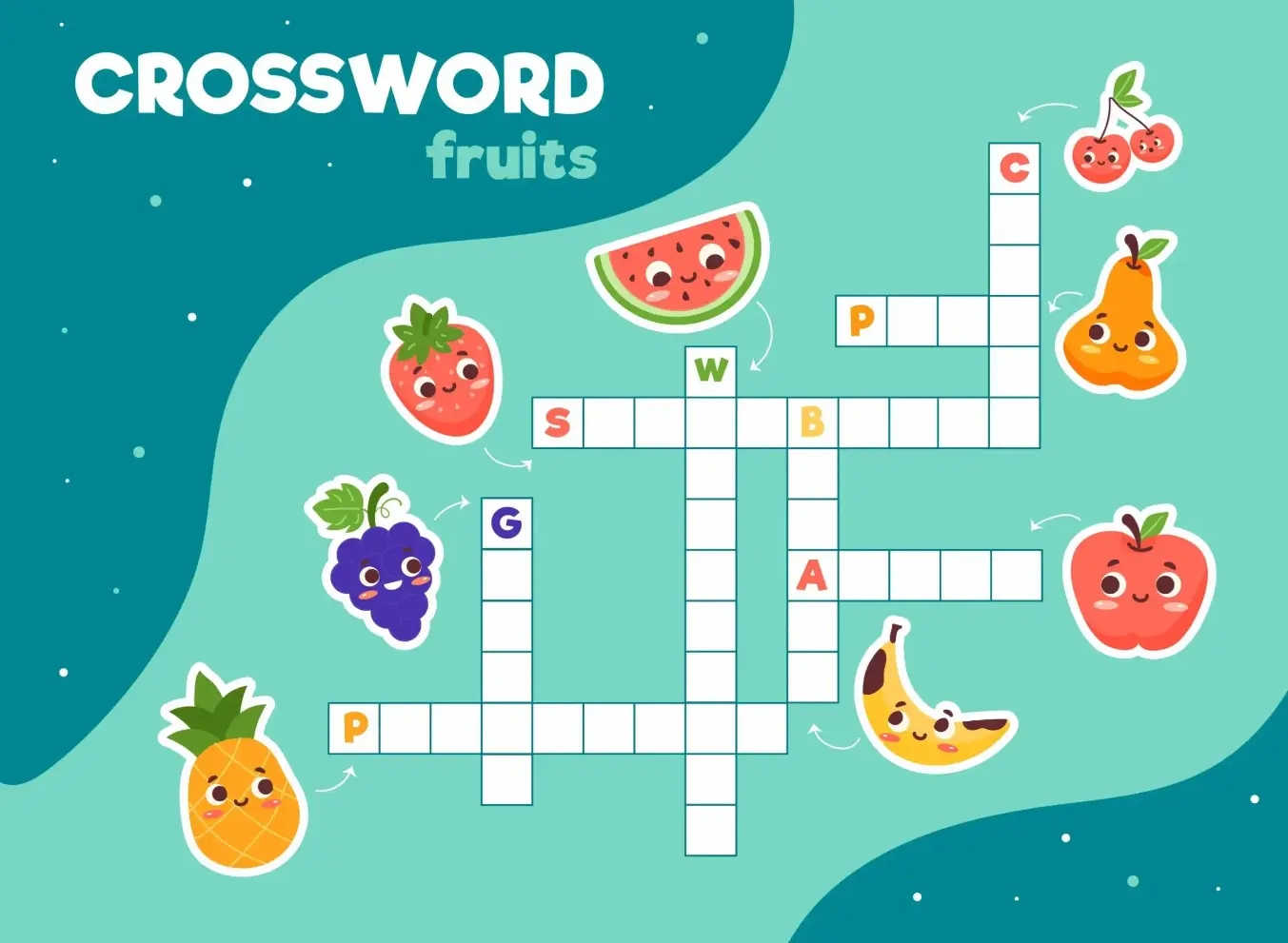 Free Crossword Puzzle game for kids