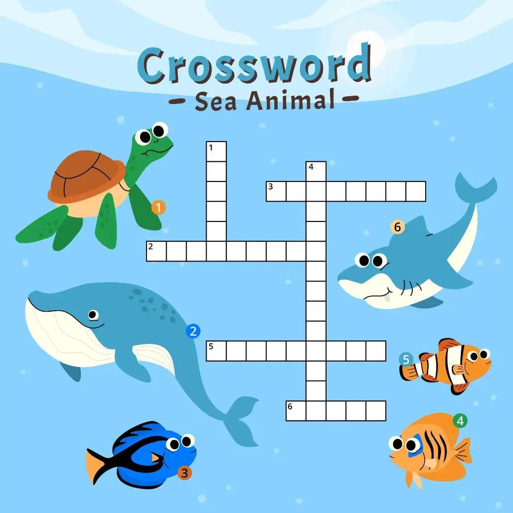 Free Crossword Puzzle game for kids