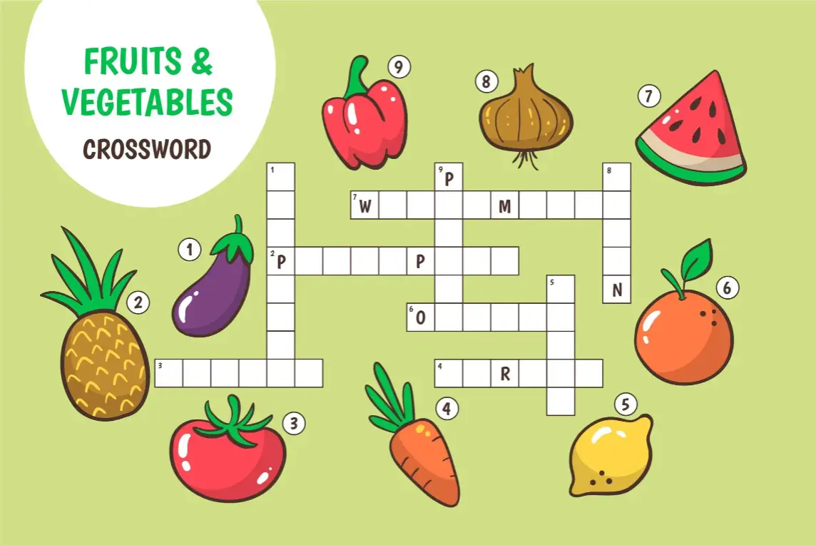 Free Crossword Puzzle game for kids