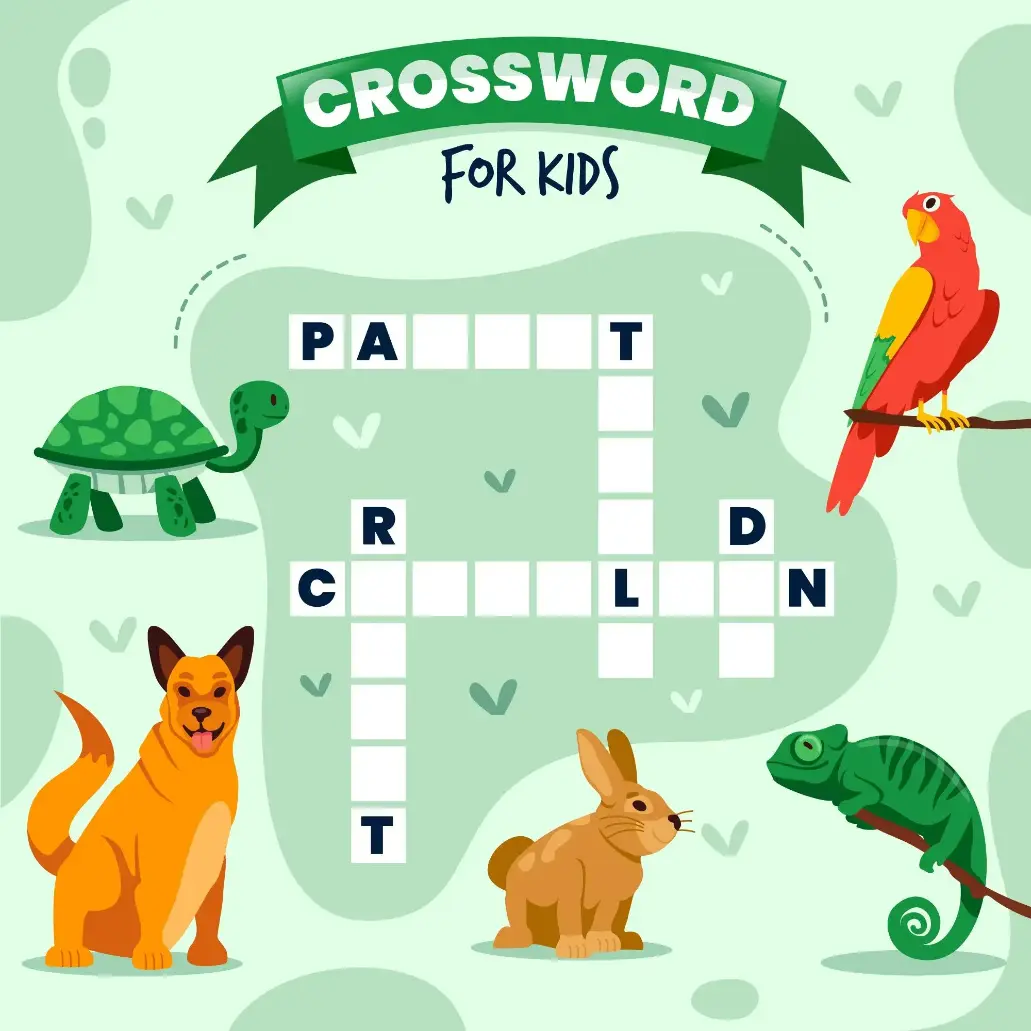 Free Crossword Puzzle game for kids